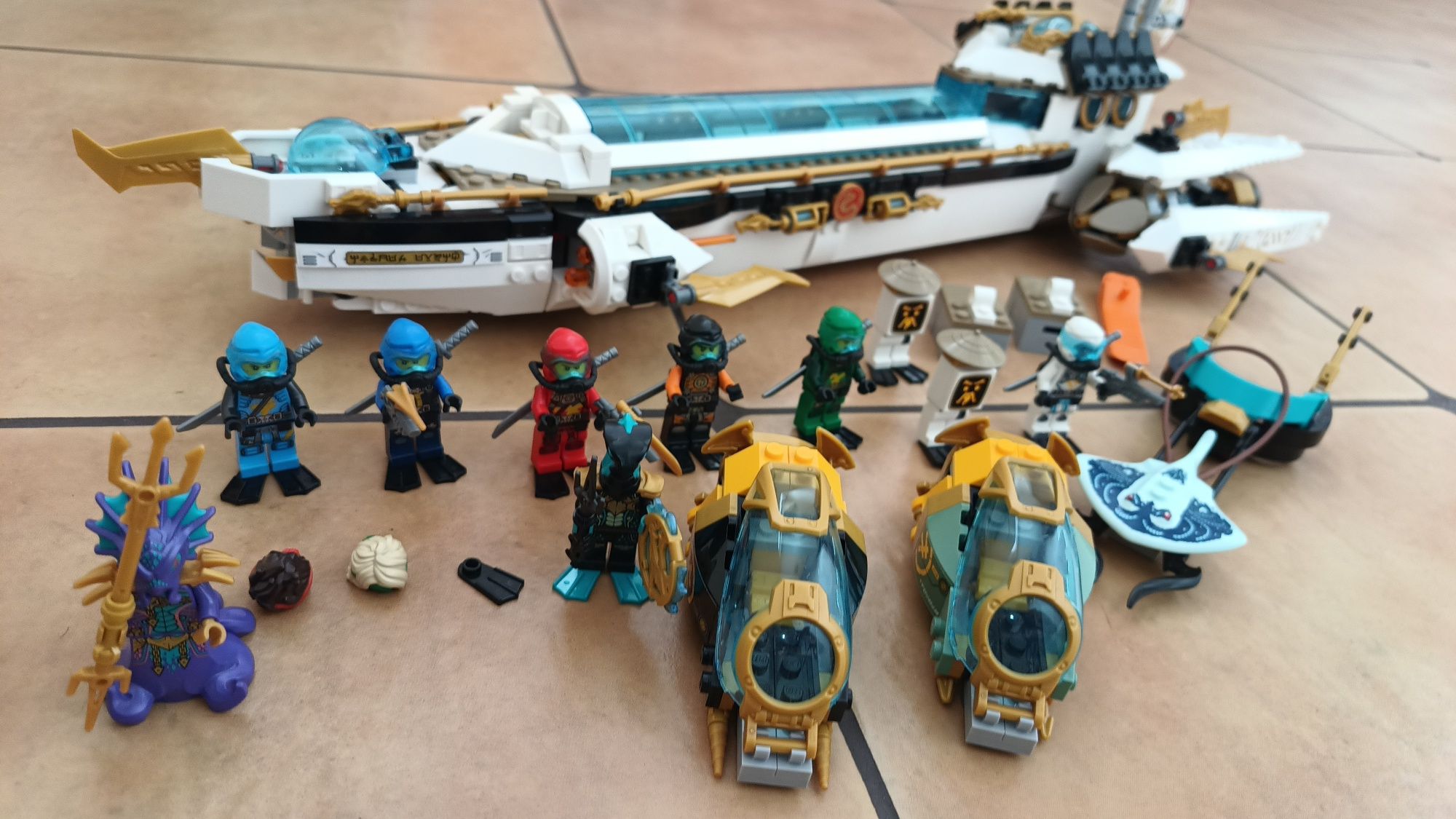 Lego oryginał 71756 ogromna pływajaca perła Ninjago komplet unikat kg
