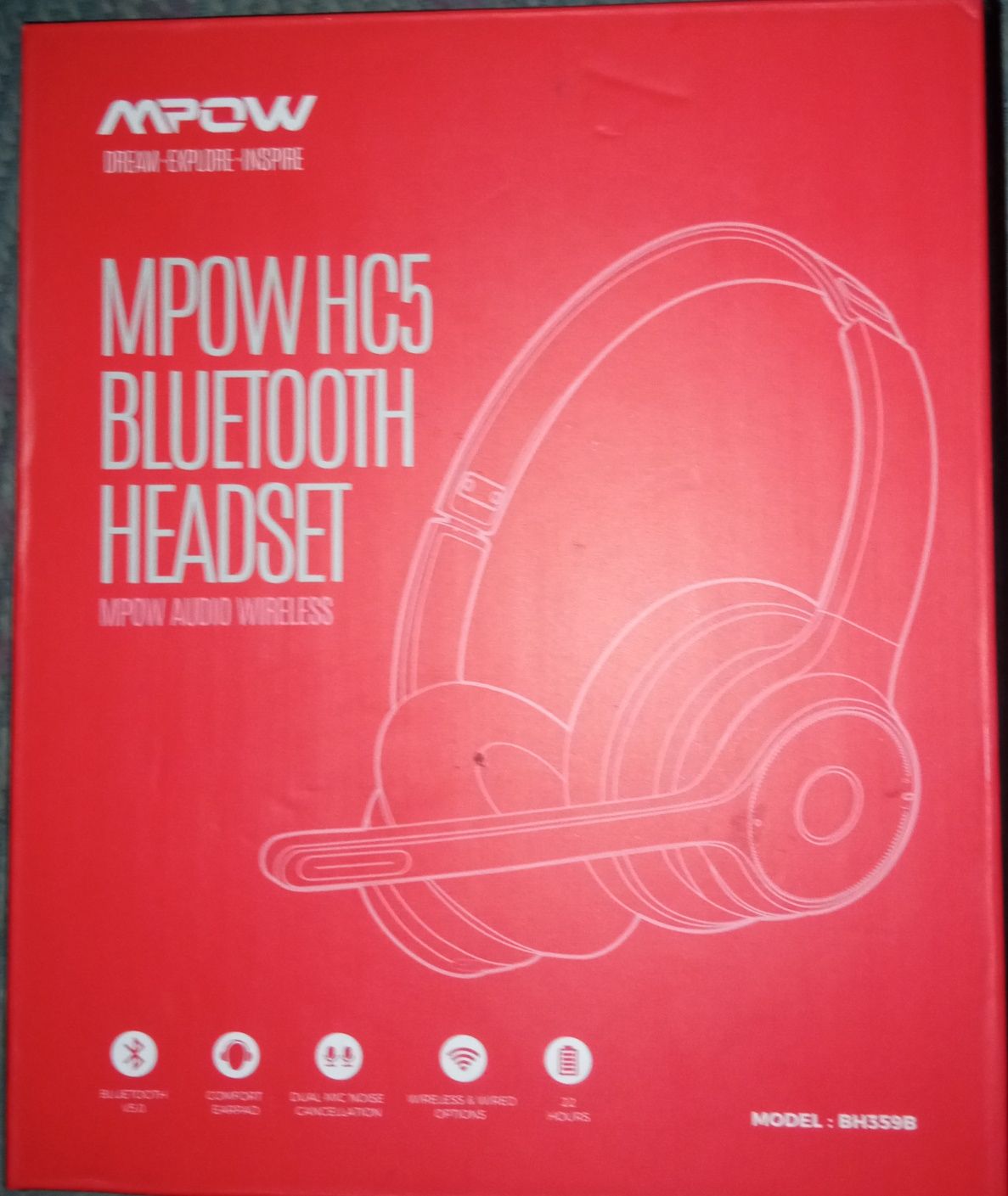 Беспроводные наушники Mpow HC5 Bluetooth