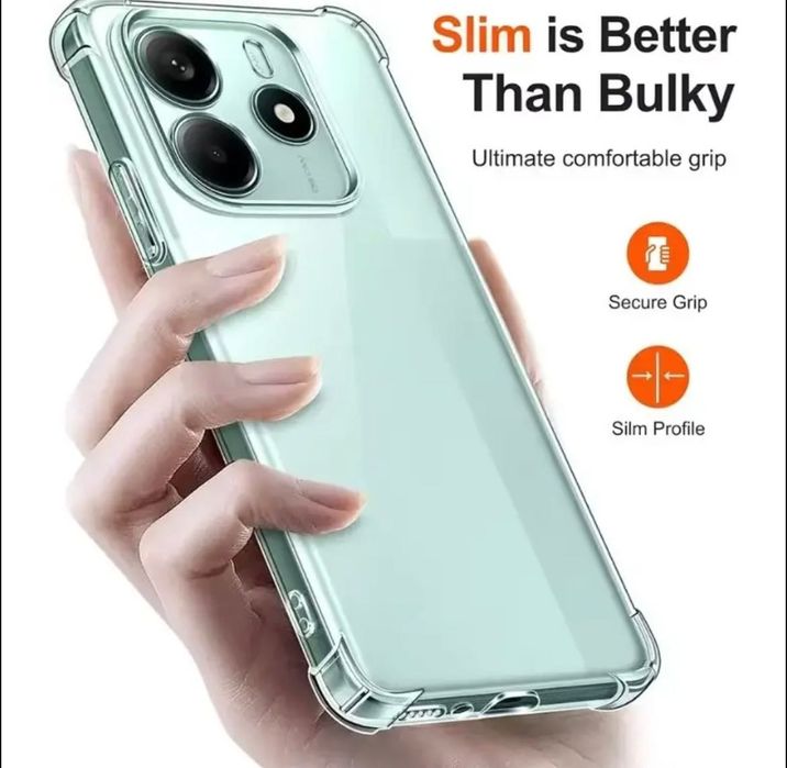 Прозорий чехол на телефон Redmi Note 14 5G