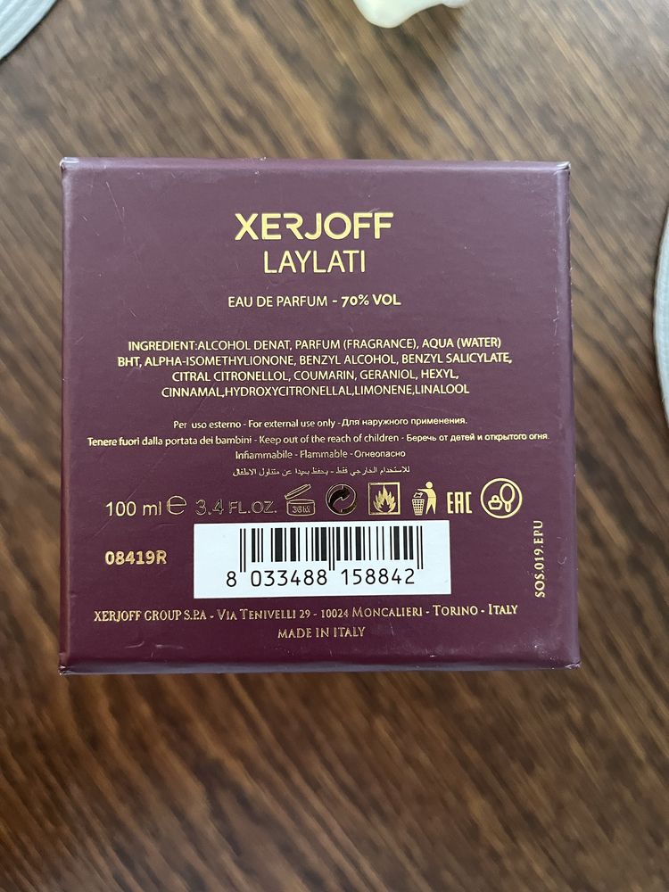 Xerjoff laylati nowy 100ml
