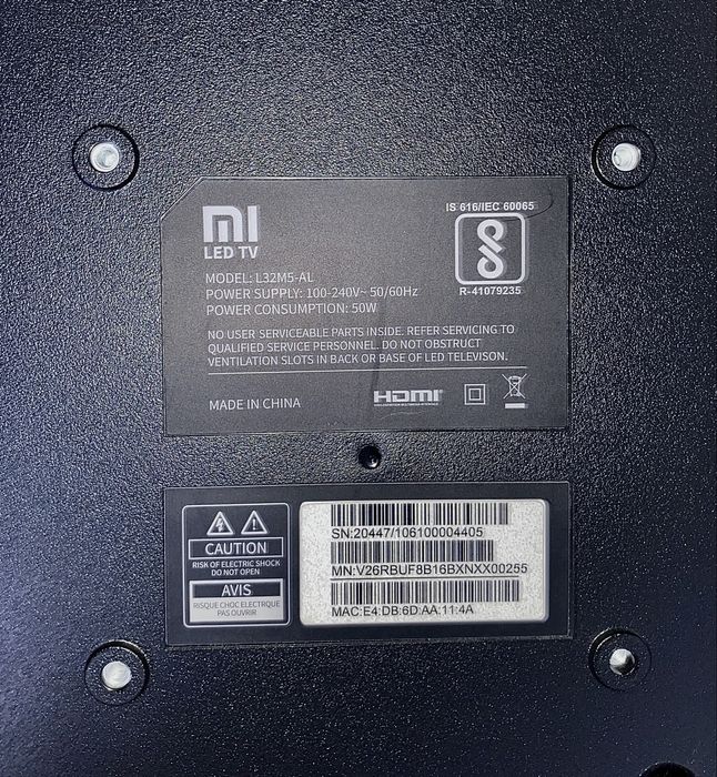Телевізор Xiaomi Mi TV 4A 32 чорний