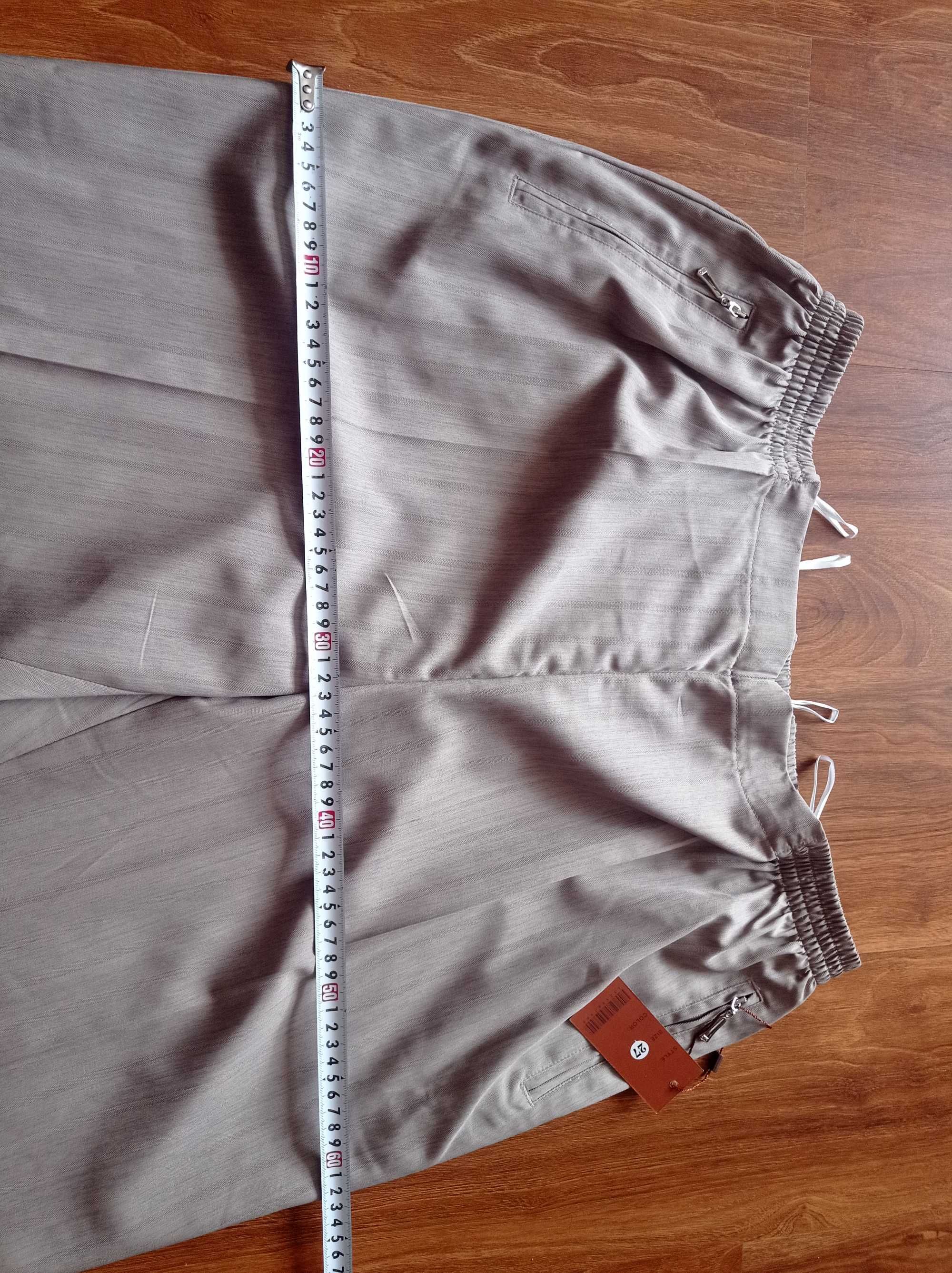 Nowe Spodnie damskie z kantka 2xl