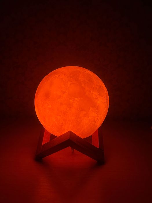 Настольный ночник-светильник Moon Lamp 3D