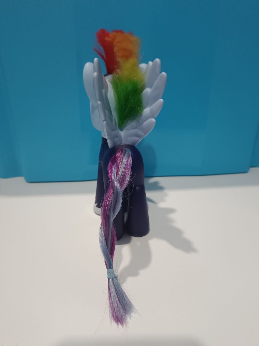 My Little Pony Rainbow Dash Zapp Tonnerre G4 Hasbro brushables unikat