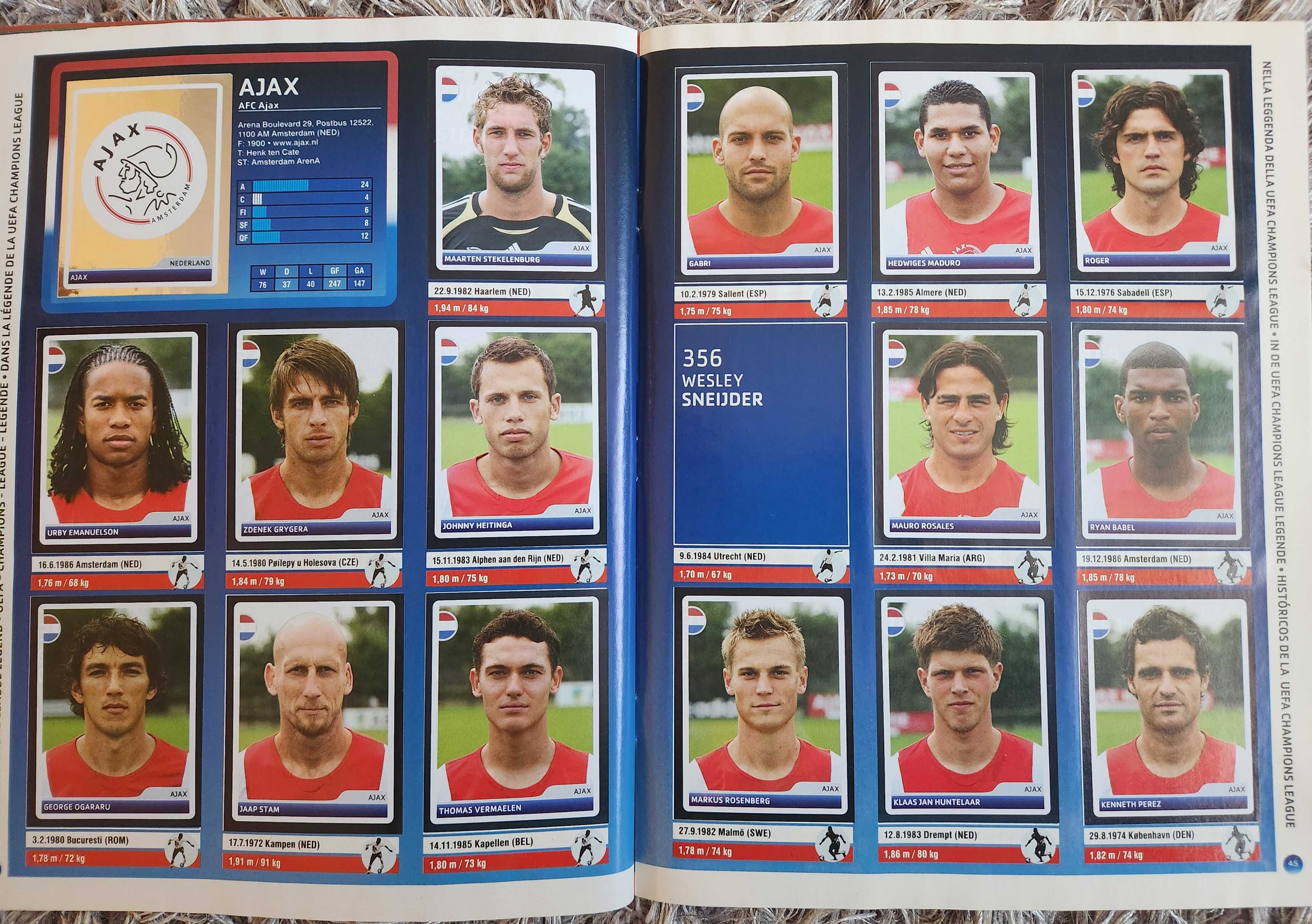 Panini Album Champions League 2006, 2007