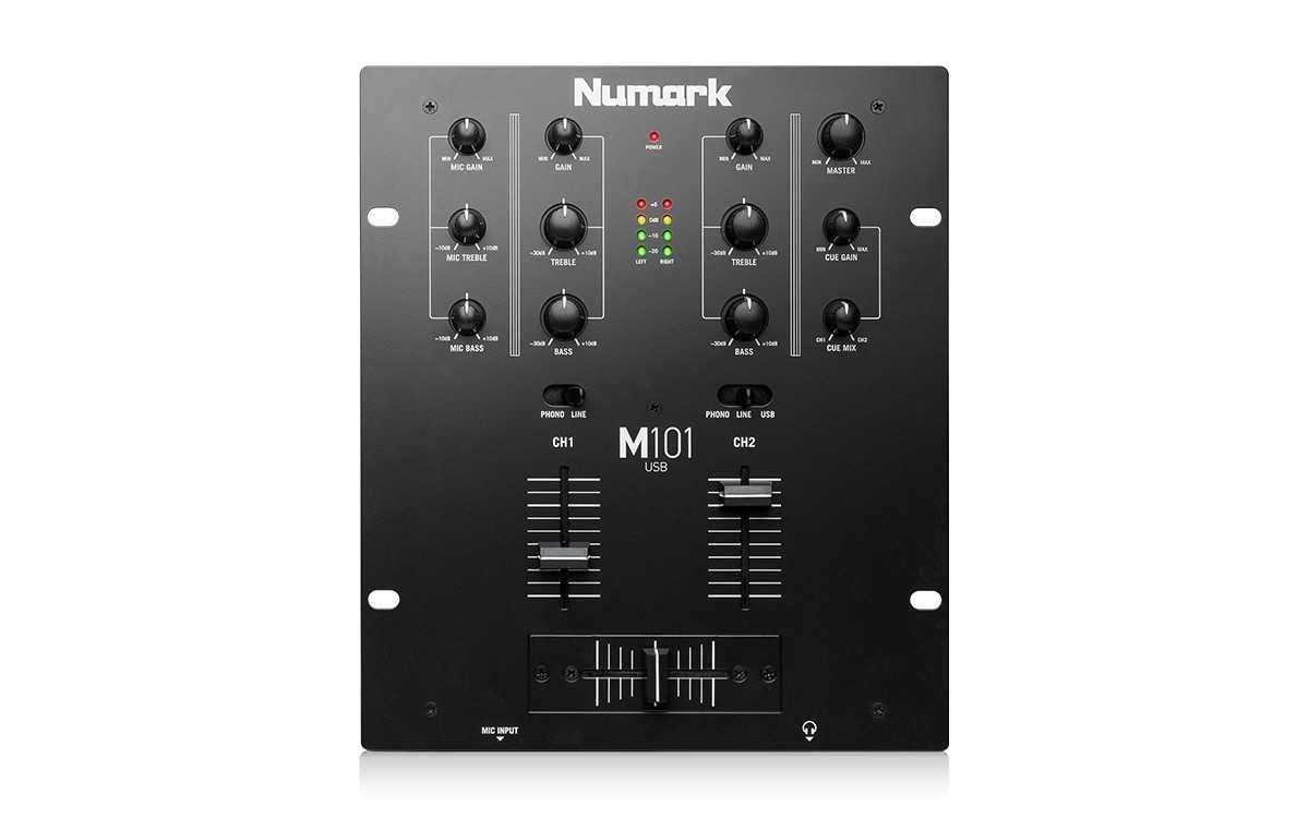 Numark M101 USB BLACK mikser dwukanałowy DJ 2ch gramofon