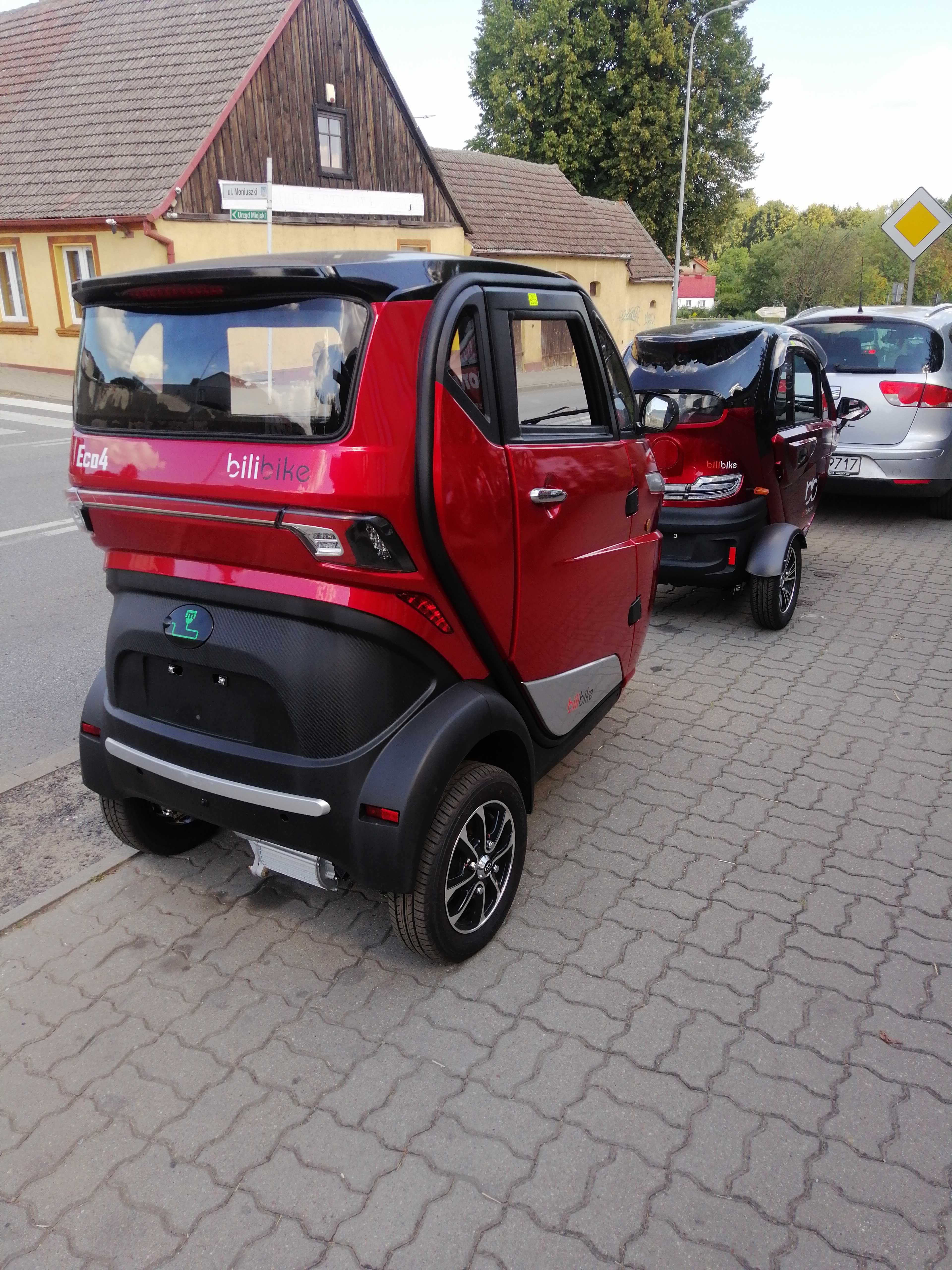 Skuter elektr zabudowany MICRO CAR BILI BIKE J1 zasięg 95km 2024r Raty