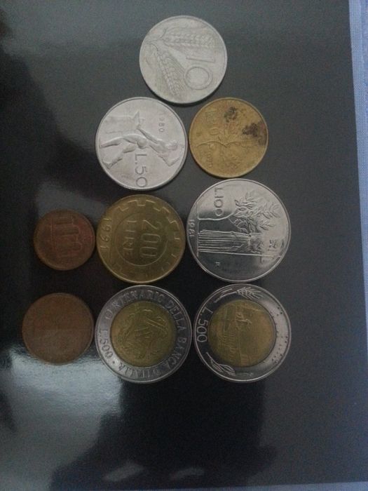 moedas de italia varias datas