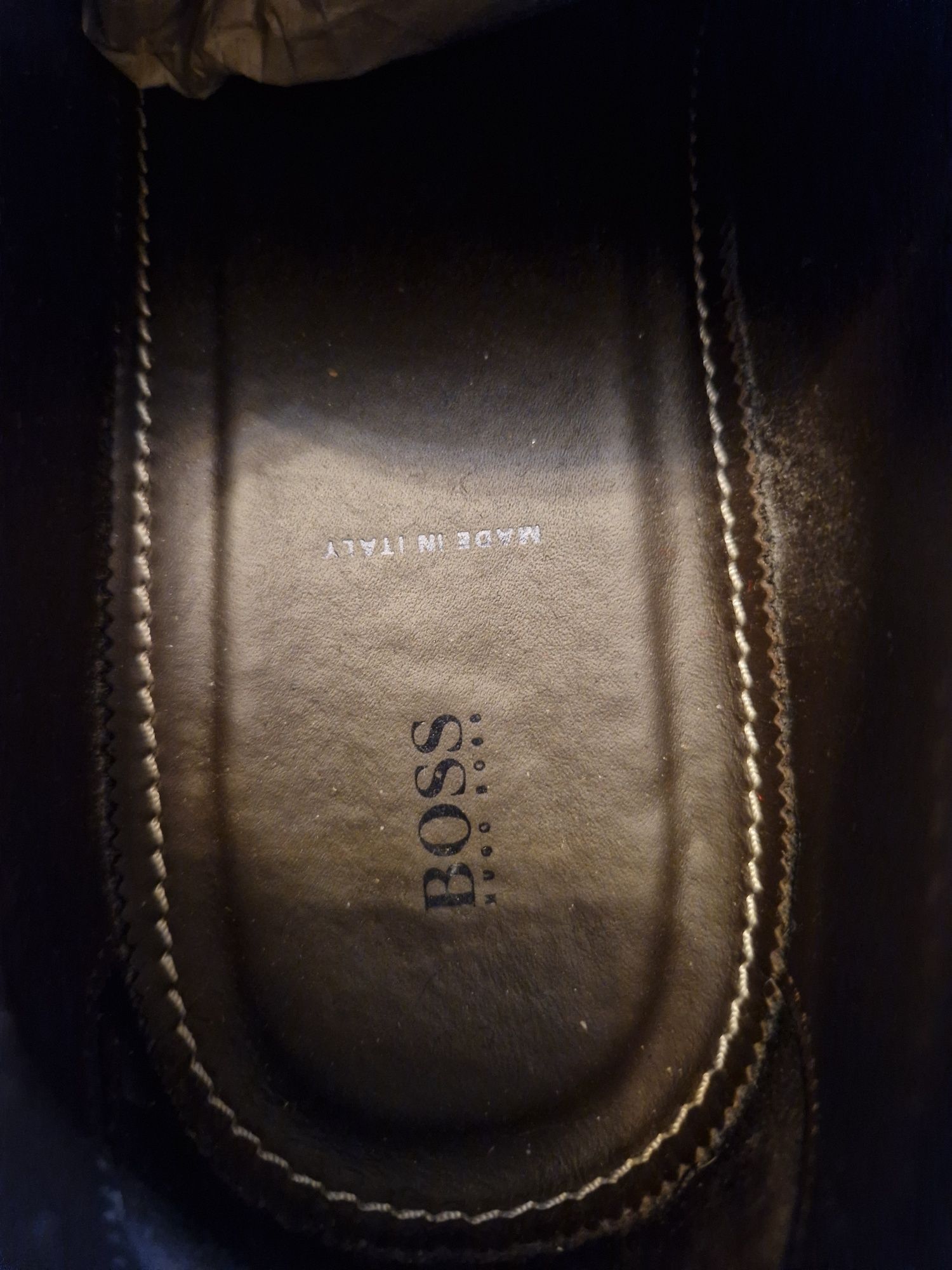 Czarne buty Hugo Boss