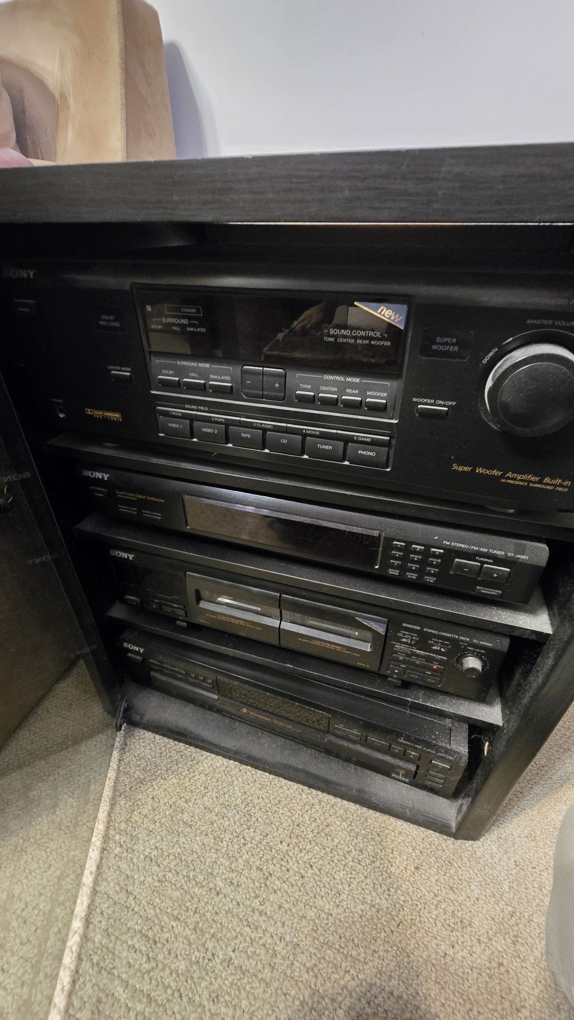 Wierza audio Sony zestaw kompletny i sprawny