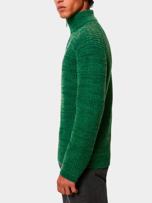 Sweter zielony z dodatkiem wełny Marc O'Polo Denim M