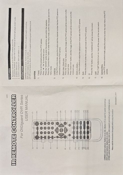 IR Remote controller