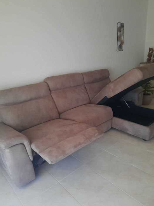 SOFÁ Chaise Long microfibra