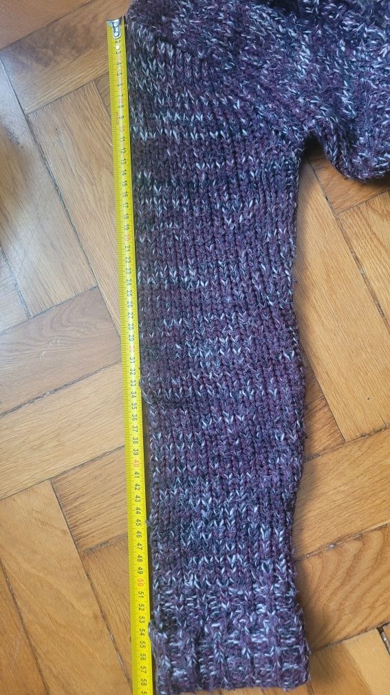 Śliwkowy sweter Calliope rozm. S