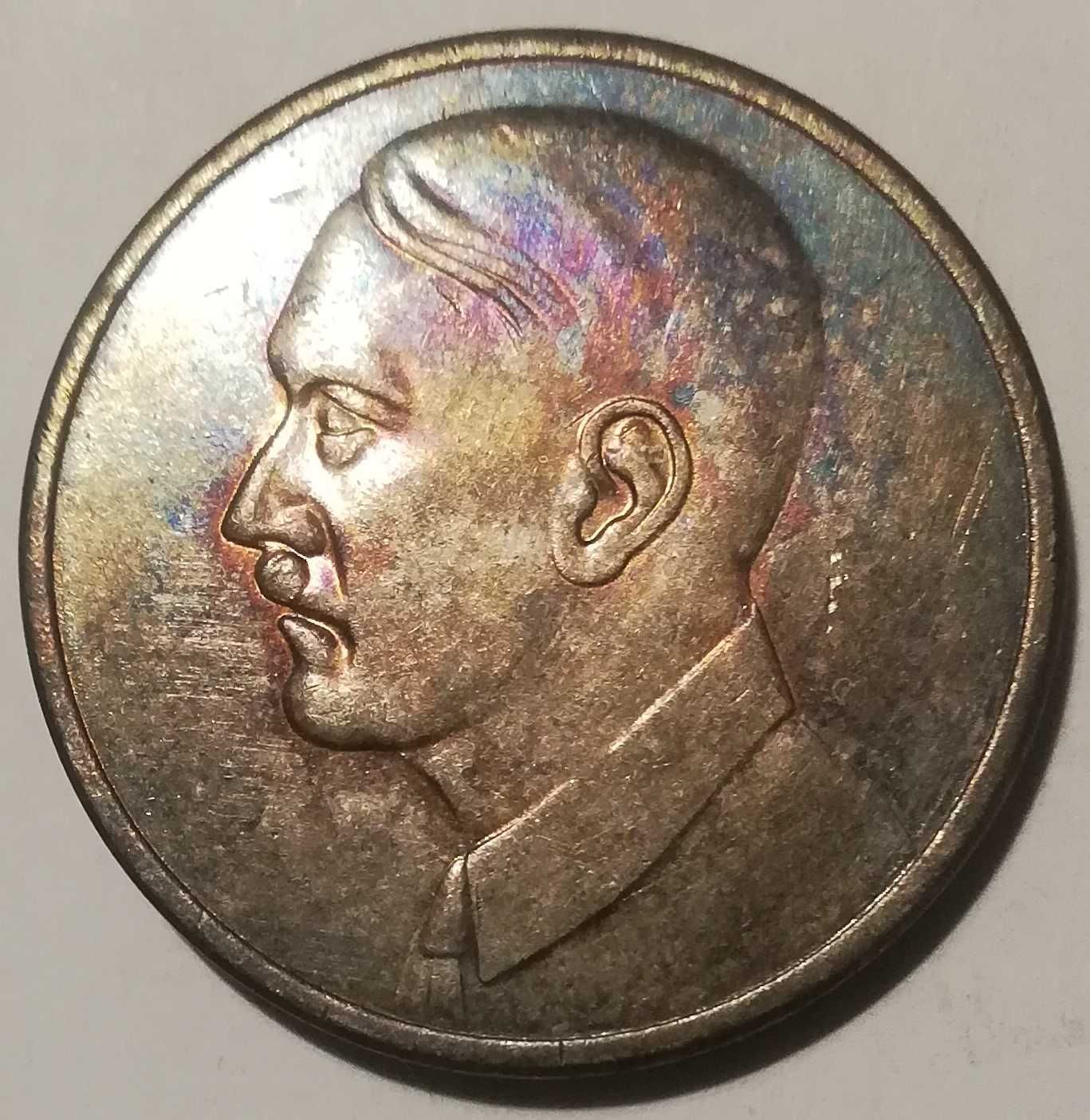 5 marek 1934 Deutsches Reich Adolf Hitler rzadka