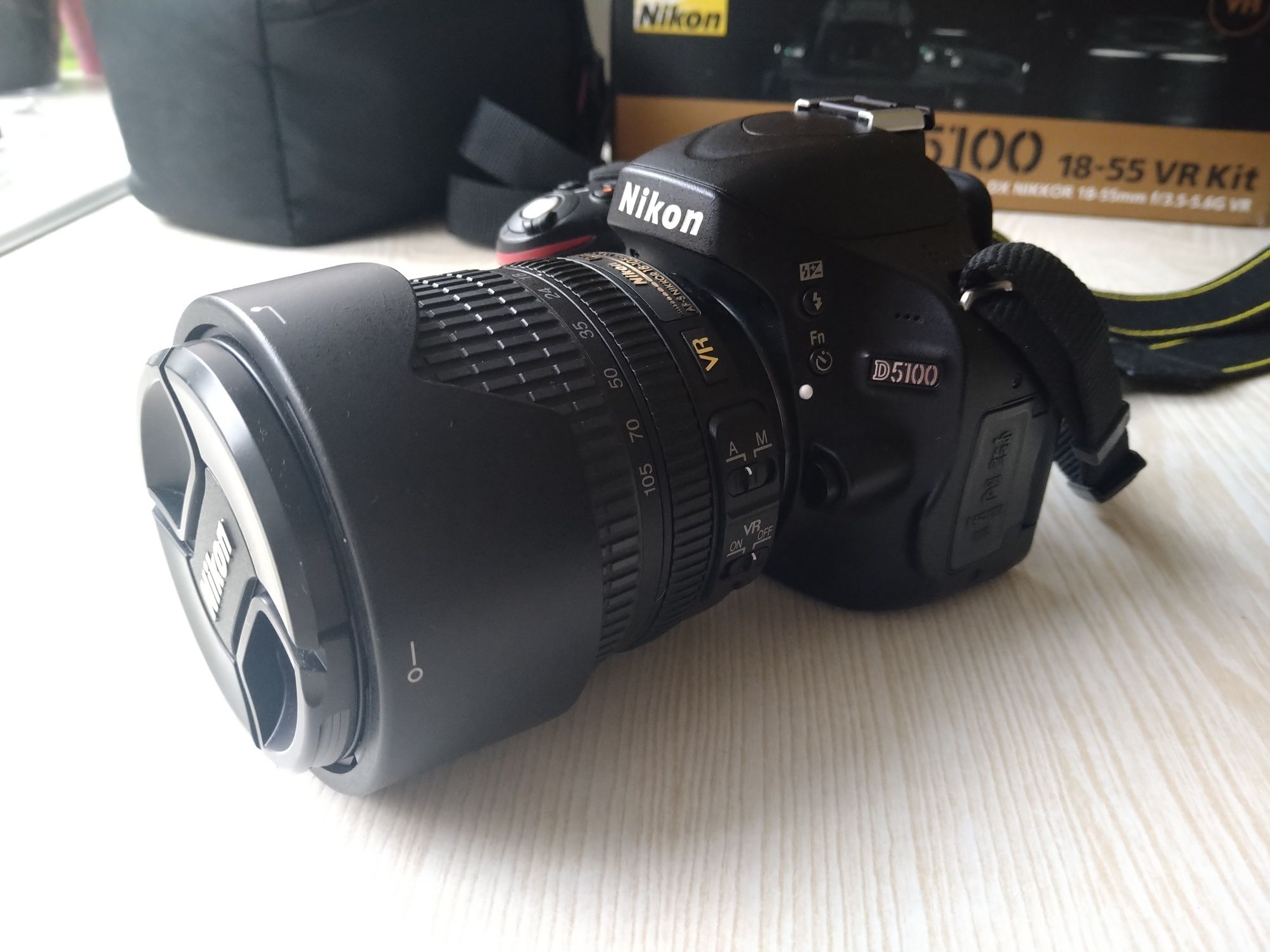 Nikon D5100 + об'єктив 18-105mm Повна комплектація  Ідеальний стан