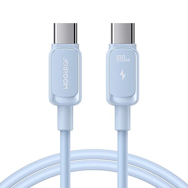 Kabel Joyroom S-CC100A14 USB-C - USB-C 100W 480Mb/s 1,2m - niebieski