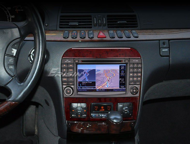 Auto-radio android 14 64GB Mercedes CLASSE S CL W220 W215 Octacore