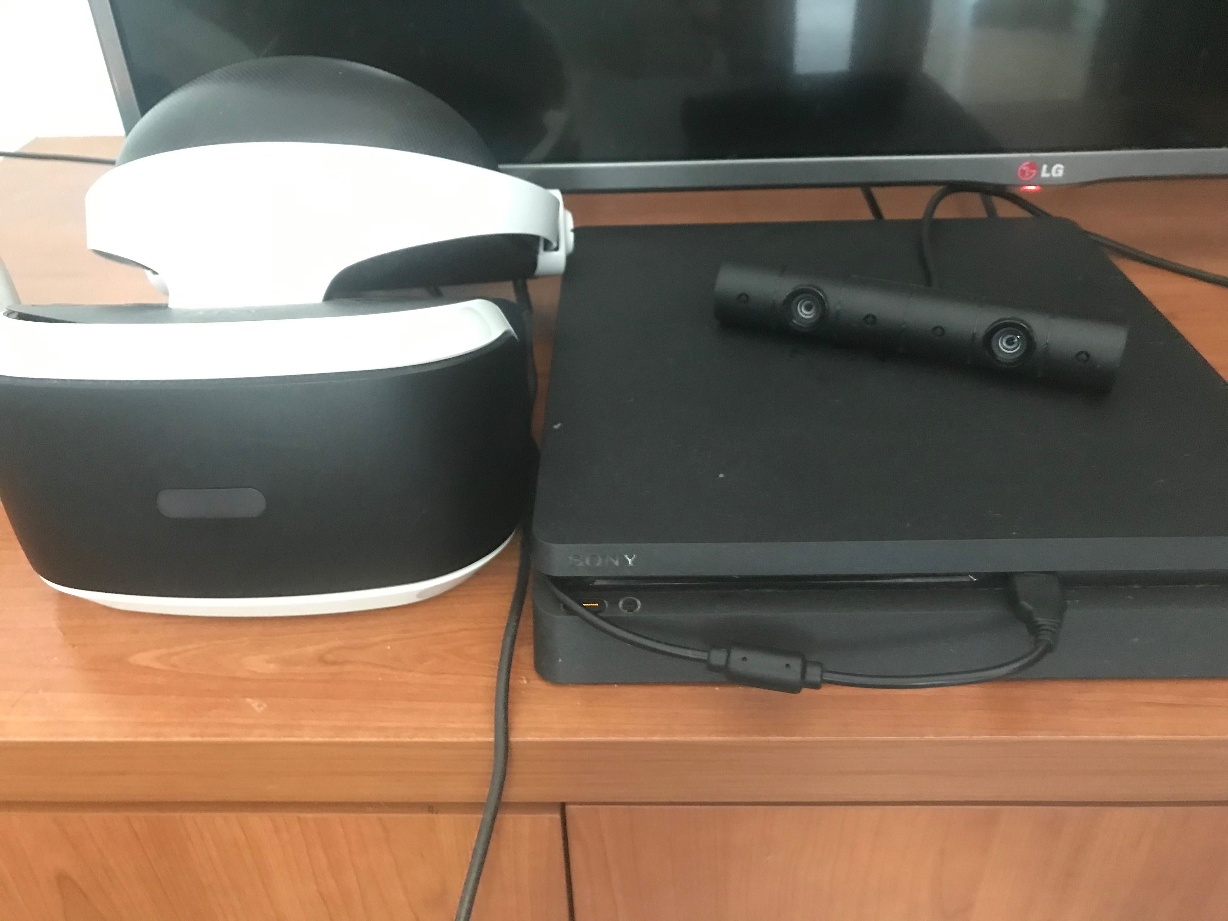 Ps4 500gb, óculos vr , 4 jogos ps4 2 comando e uma base de carregar