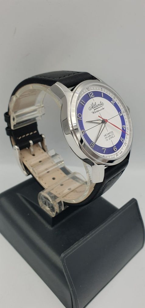 Atlantic Worldmaster Incabloc Mechanical Milano - ring- Swiss Made