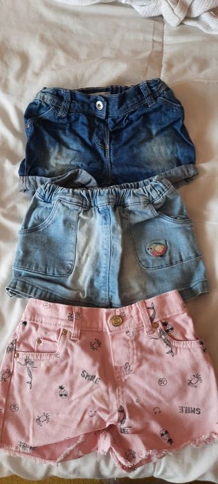 Calções de menina 18meses-5€cada peça