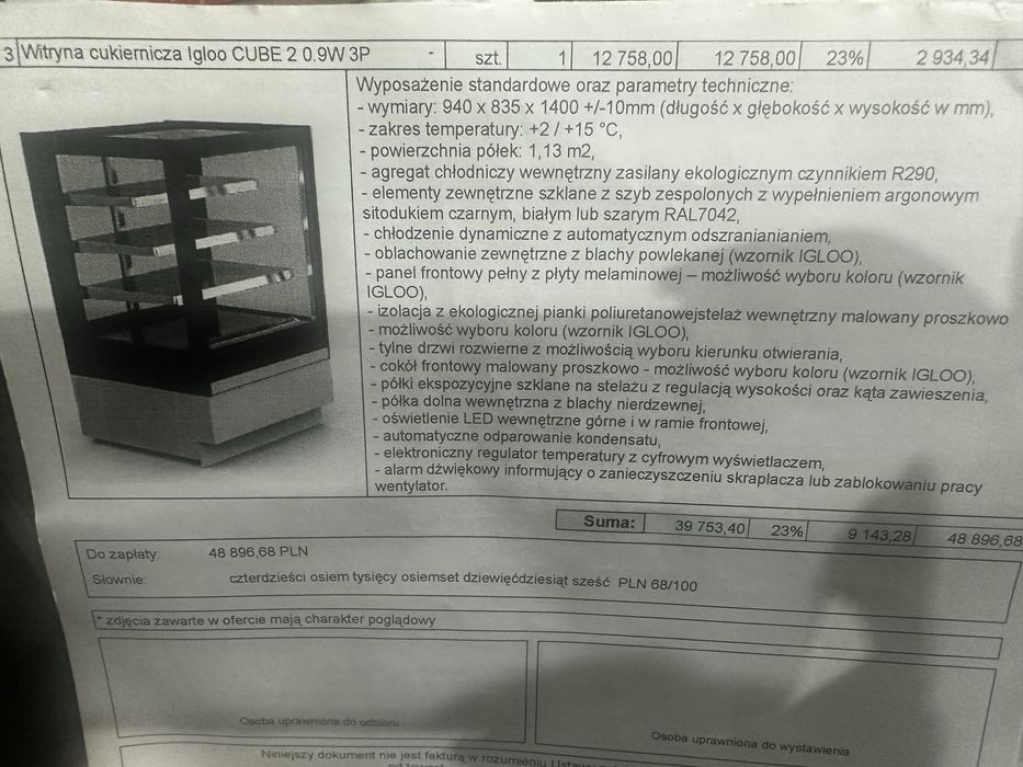 Urzadzenia chlodnicze sklepowe