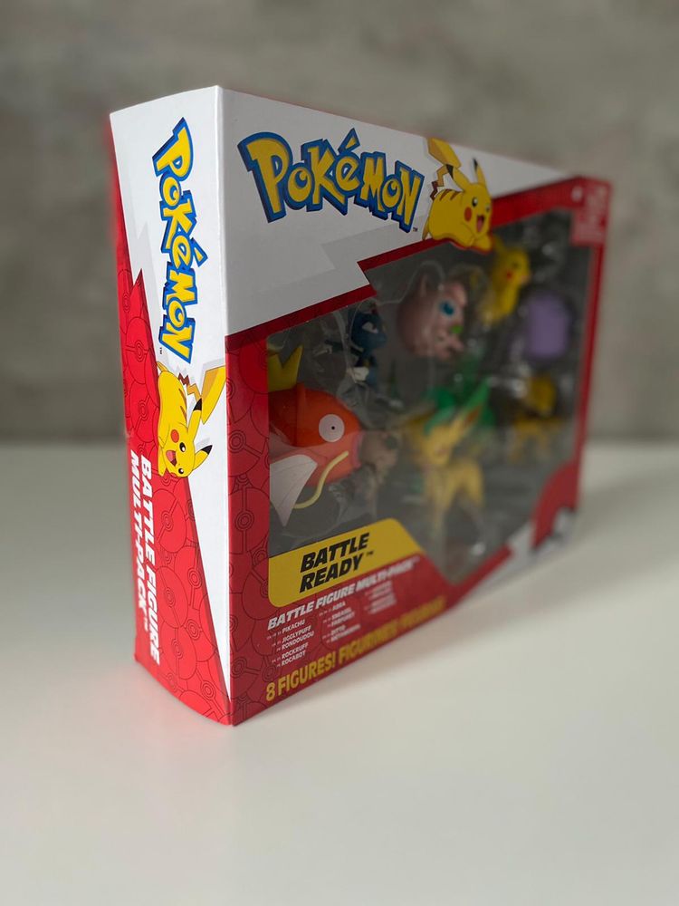 Figurki pokemon, battle figure multi pack 8 sztuk, oryginaly