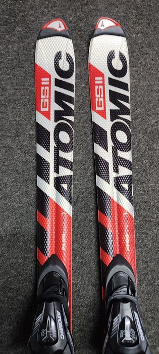 Narty 140 cm Atomic GS + Atomic EVOX 7