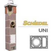 Комплект керамічного димоходу SCHIEDEL UNI (Шидель) з вентканалом