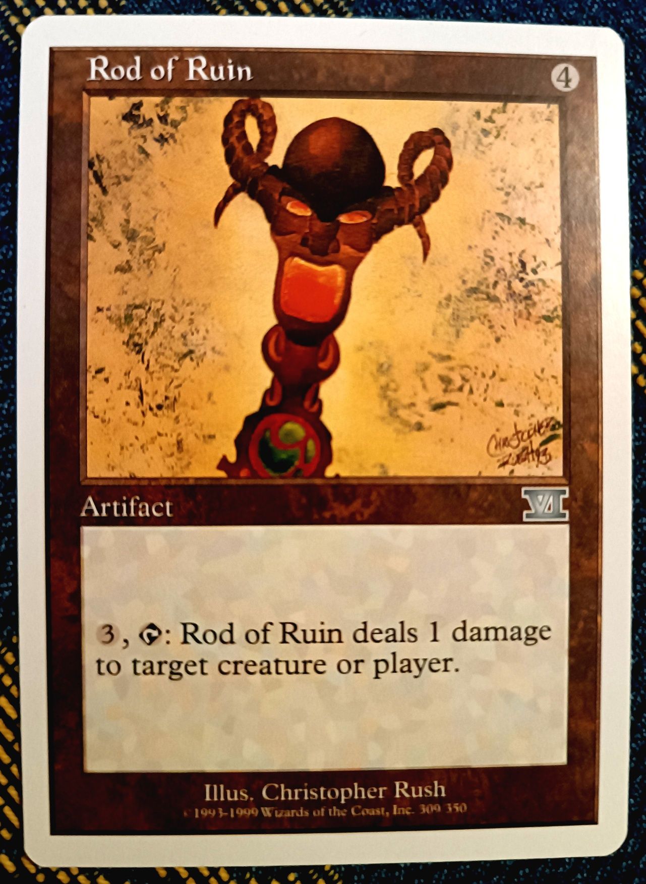 Rod of Ruin - 6ED - Near Mint  Magic the Gathering