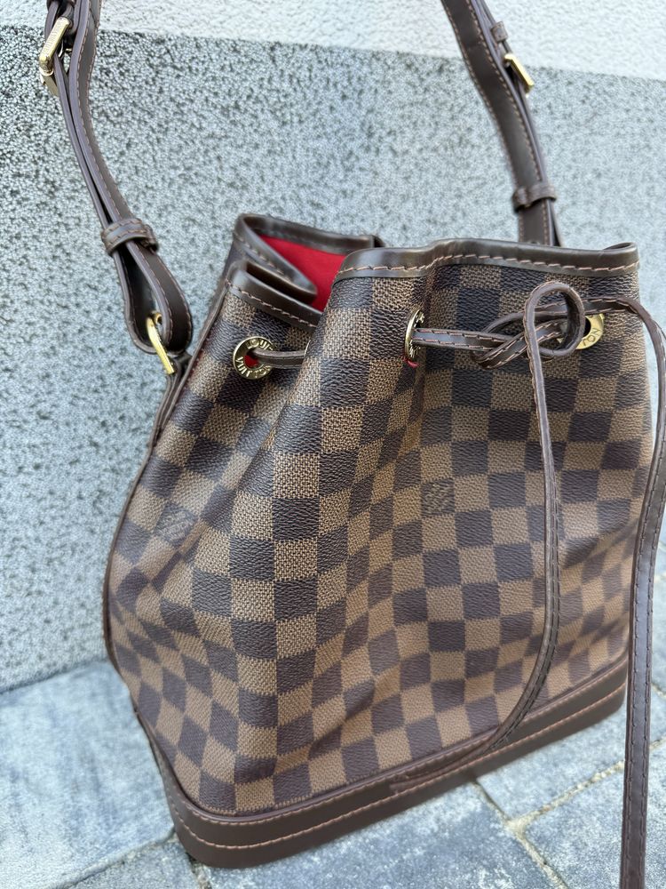 Torebka Louis Vuitton worek brązowa krata