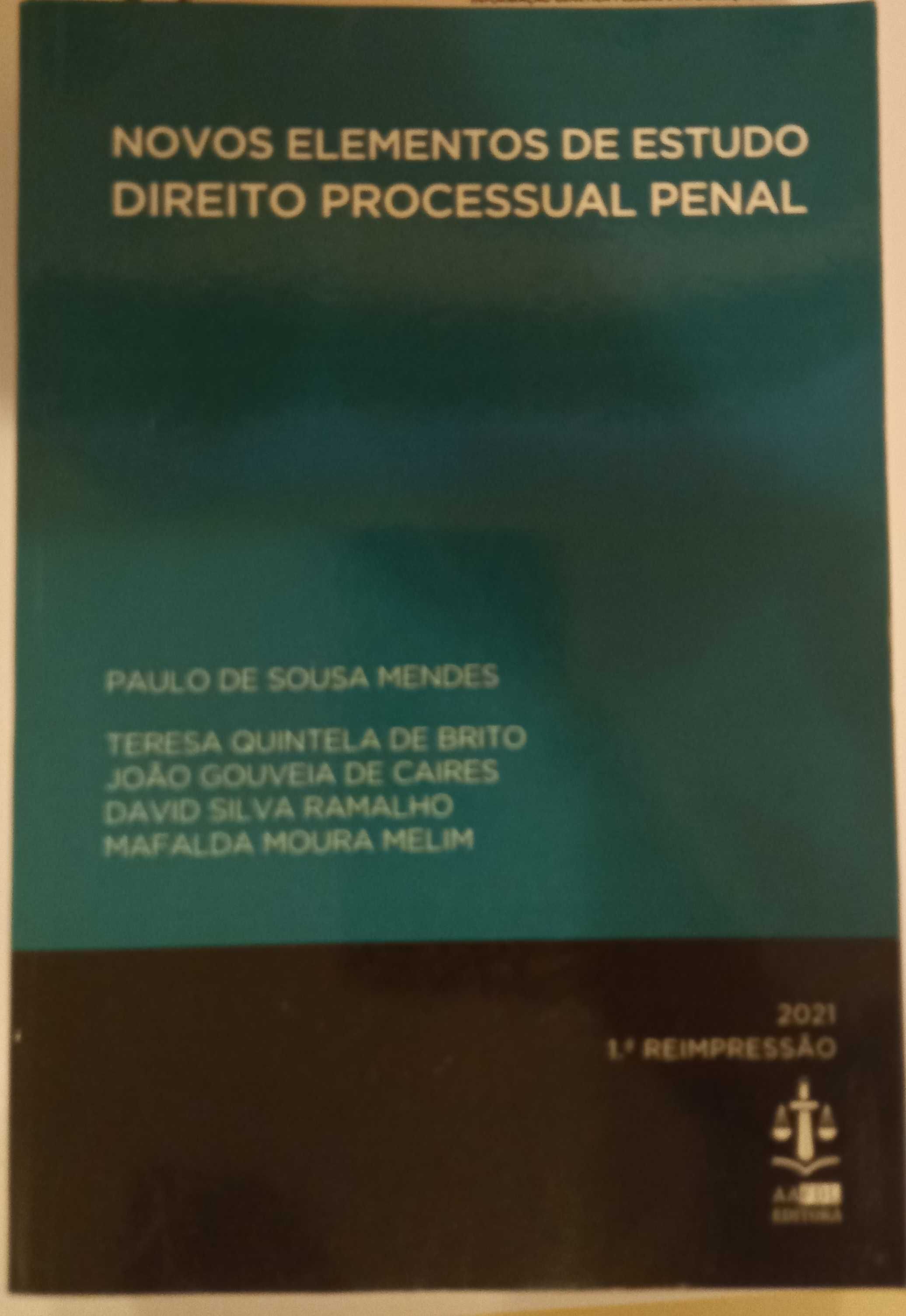 Novos elementos de estudo- Direito processual penal