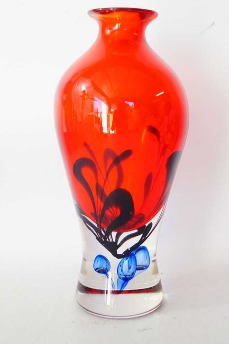 Szkło murano style glas piękny wazon
