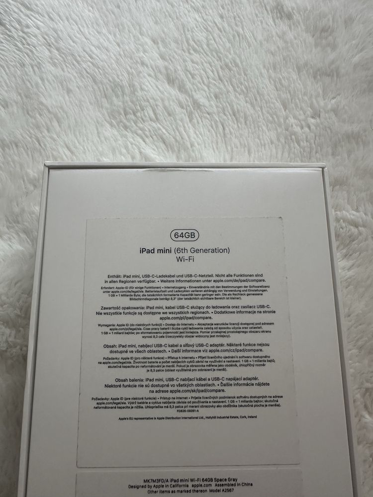 Ipad mini (6th generation) Wi-Fi STAN IDEALNY!