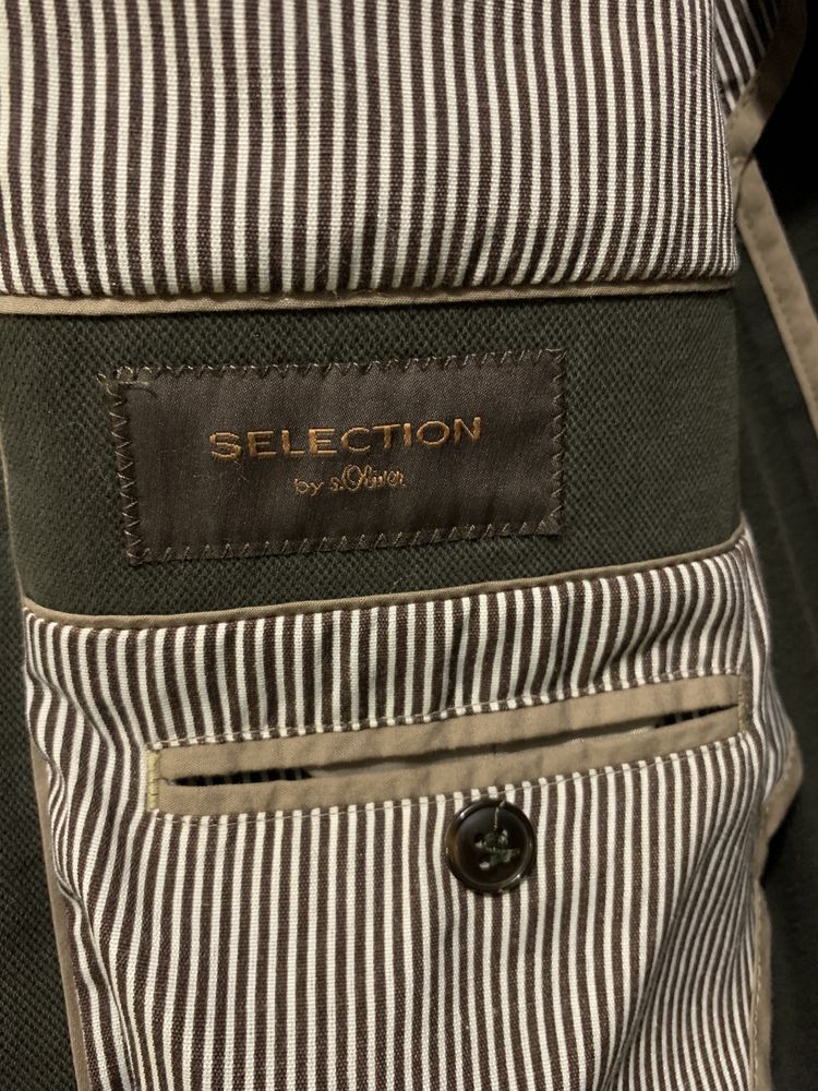 Marynarka SELECTIONT by s.Olivier - brąz