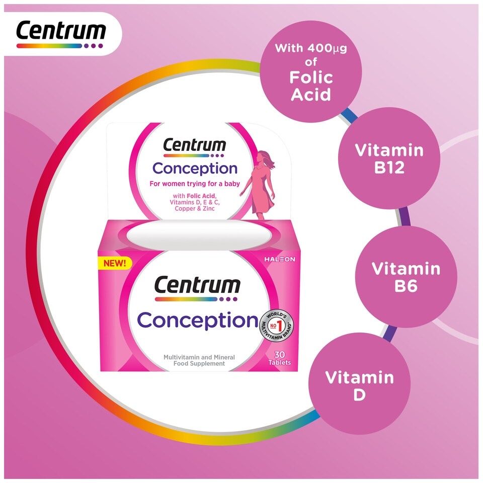 Centrum Conception | Вітаміни для жінок | Планування вагітності | Ориг