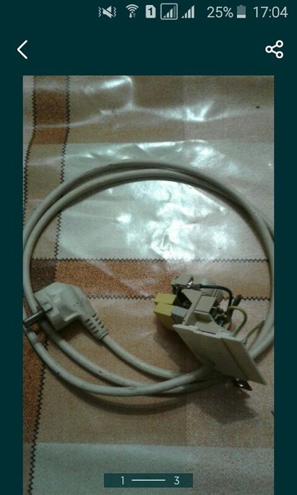 Сетевой фильтр и кабель(стир.машины)