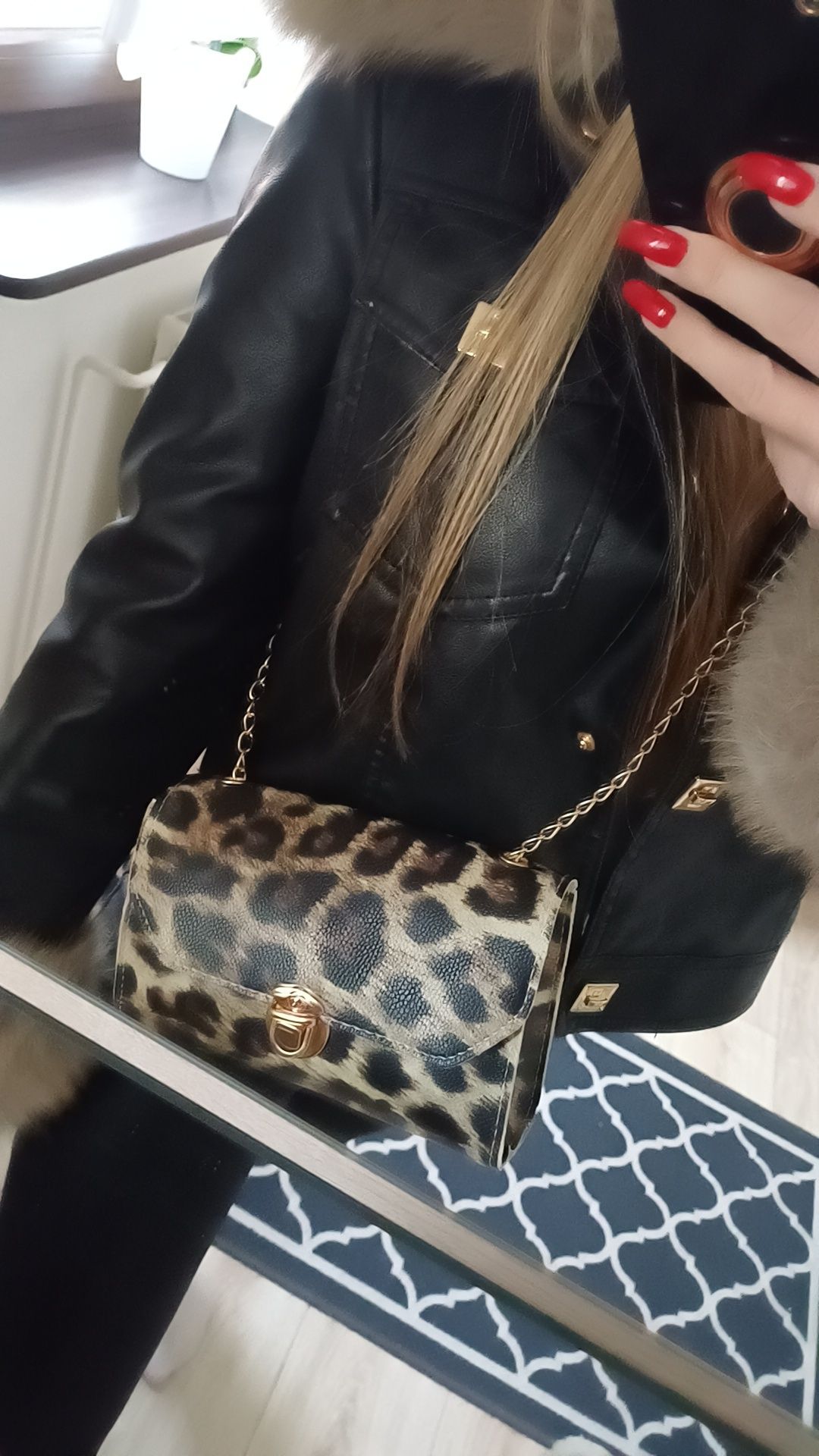 Torebka w panterkę Shein