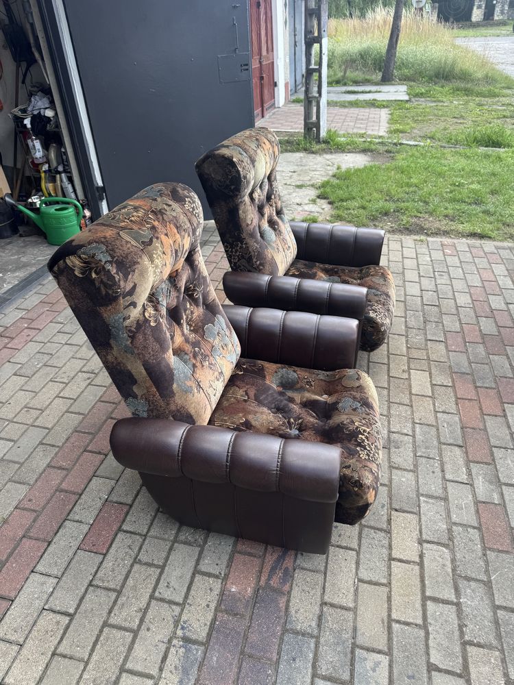 Fotele domowe w stanie idalnym lata 90 te polecam