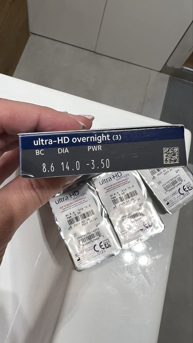 Soczewki kontaktowe Ultra HD Overnight 6 sztuk