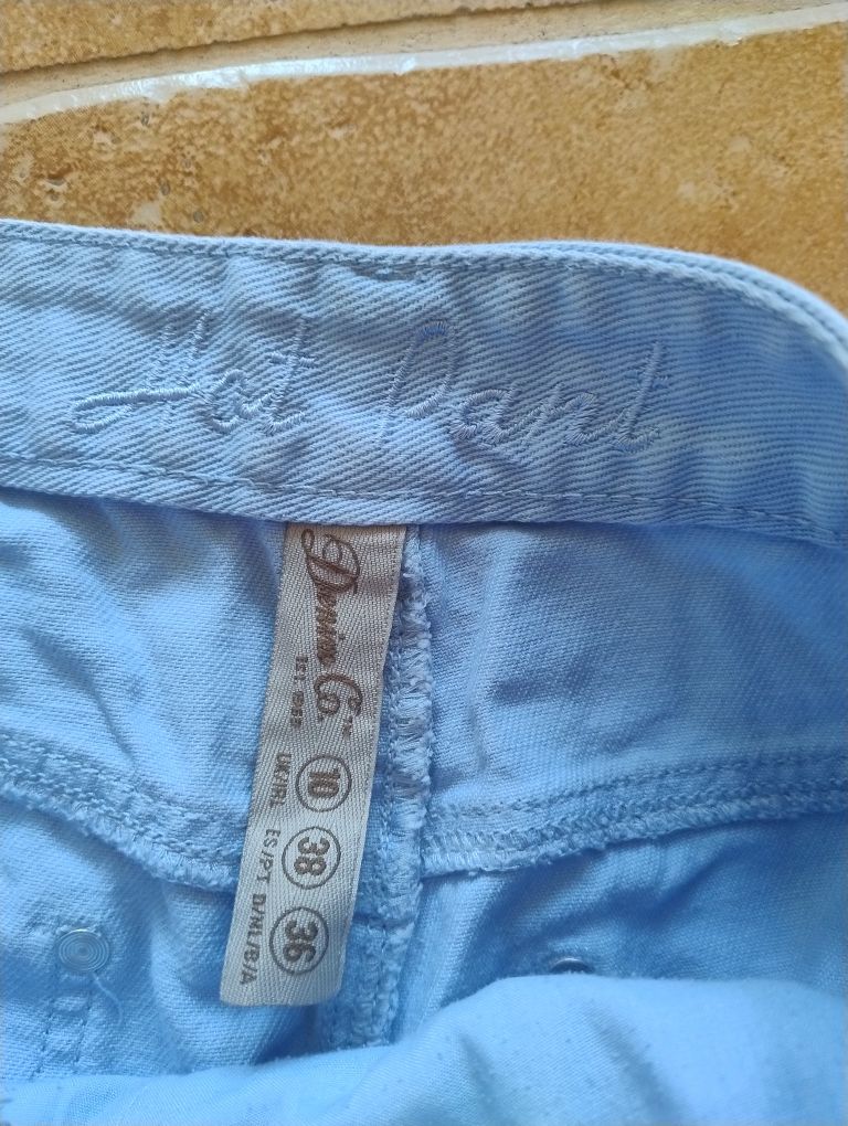 Spodenki M 38 jeans dziury strzępione