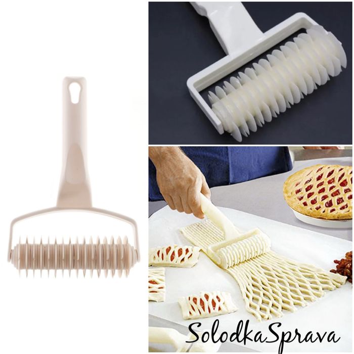 Силіконова лопатка, пензлик, струна для бісквіта, віночок, сито, валик