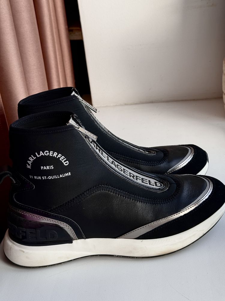 Кросівки кроссовки Karl Lаgerfeld жіночі чорні
