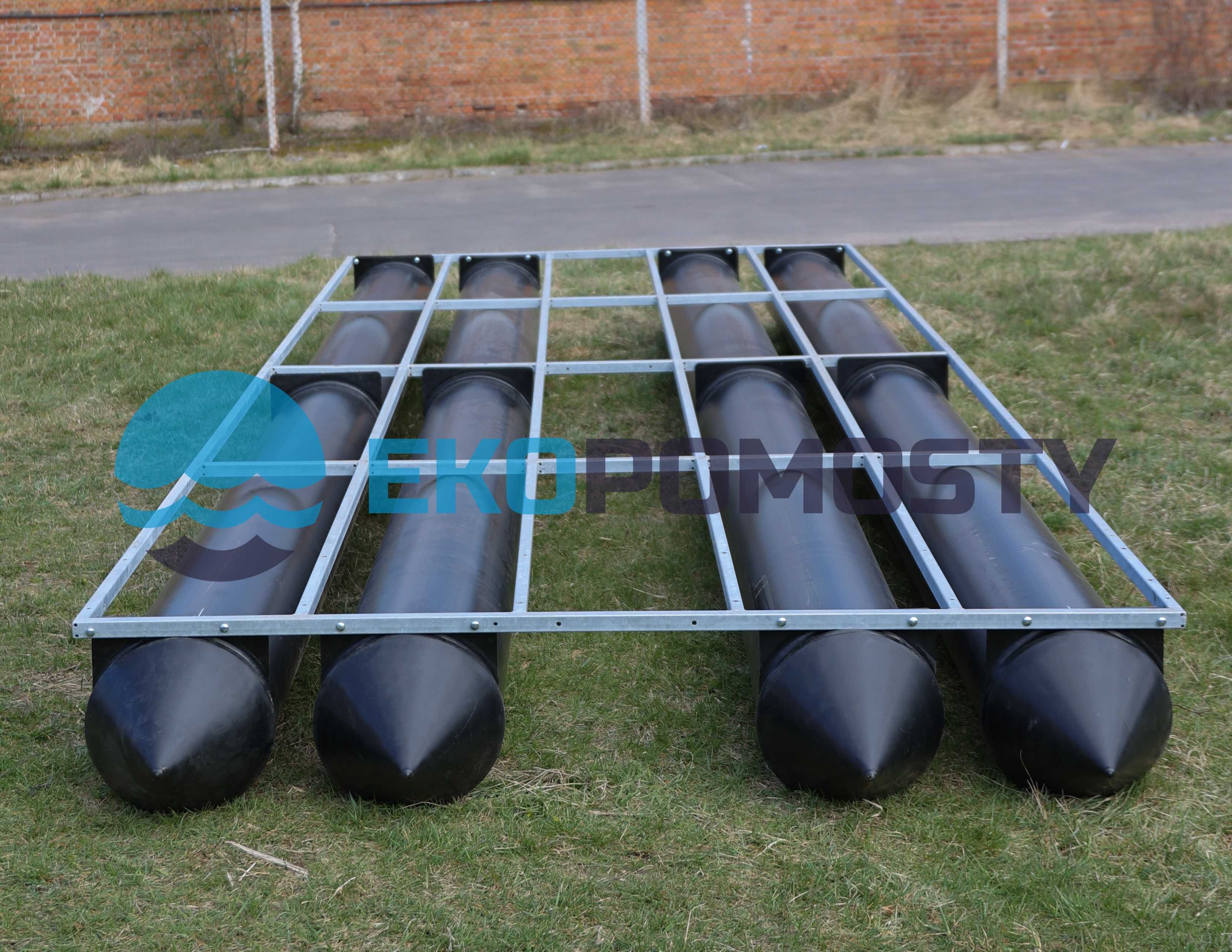 OD RĘKI! - Pomost pływający, platforma pływająca, tratwa 6x2,4m