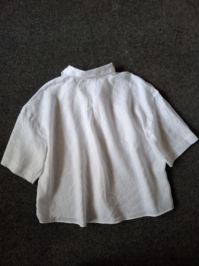 Рубашка льняная женская H&M разм.XL
