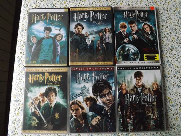 Harry Potter dvd zestaw filmów bajka