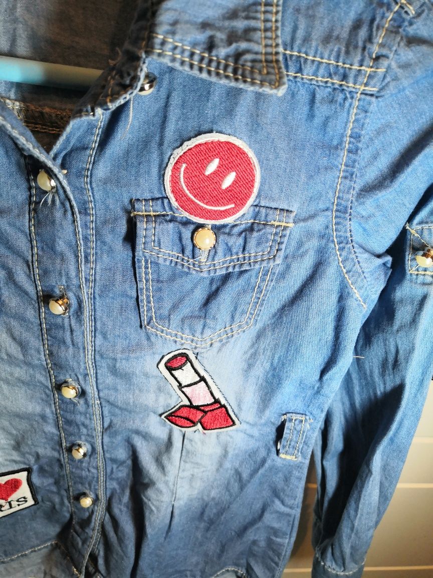 Koszula jeans 116