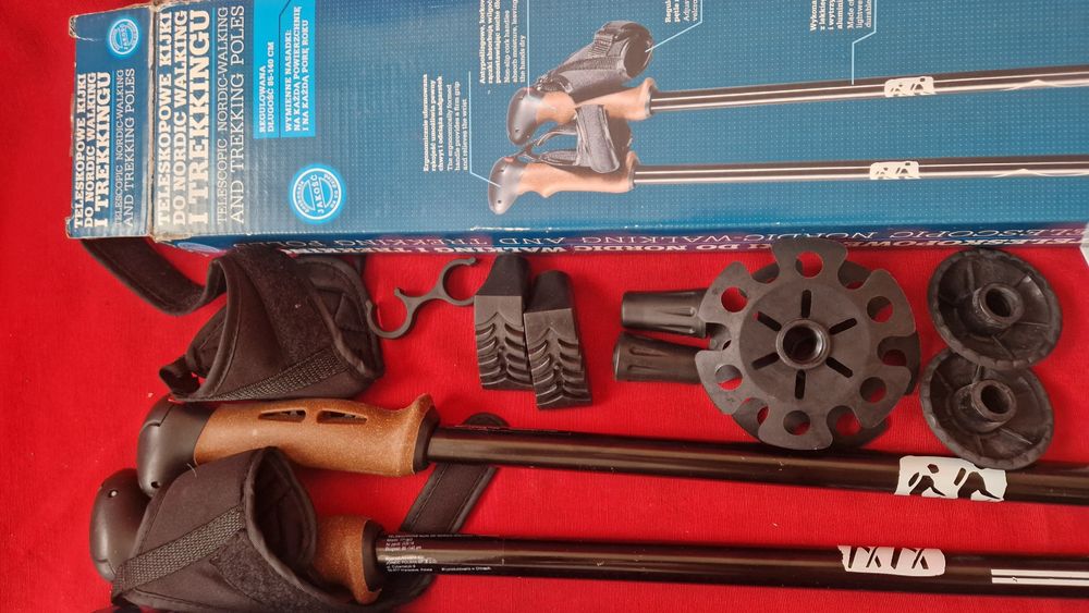 Kijki nordic, trekkingowe 1 komplet
