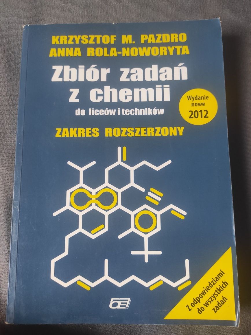 Zbiór zadań z chemii PAZDRO zakres rozszerzony