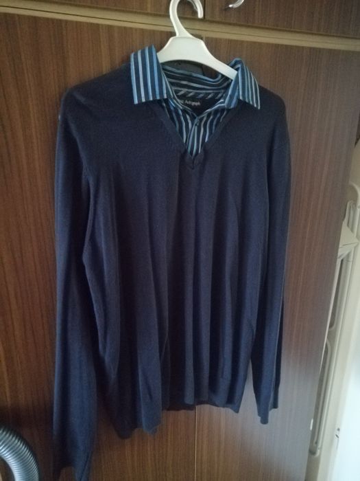 Sweterek męski z koszulką L.